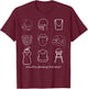 Retro Pediatrics Feeding Therapist Speech Pathologist SLP T-Shirt - T-Shirt | Maroon