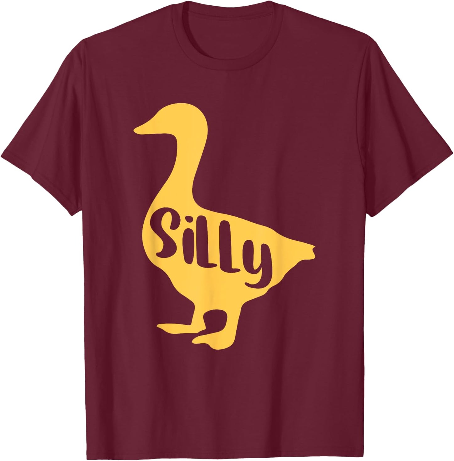 Funny Goose Designs Canadian Whisperer Silly Bird T-Shirt - T-Shirt | Maroon