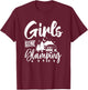 Girls Gone Glamping Nature Adventure Summer Glampers 2024 T-Shirt - T-Shirt | Maroon