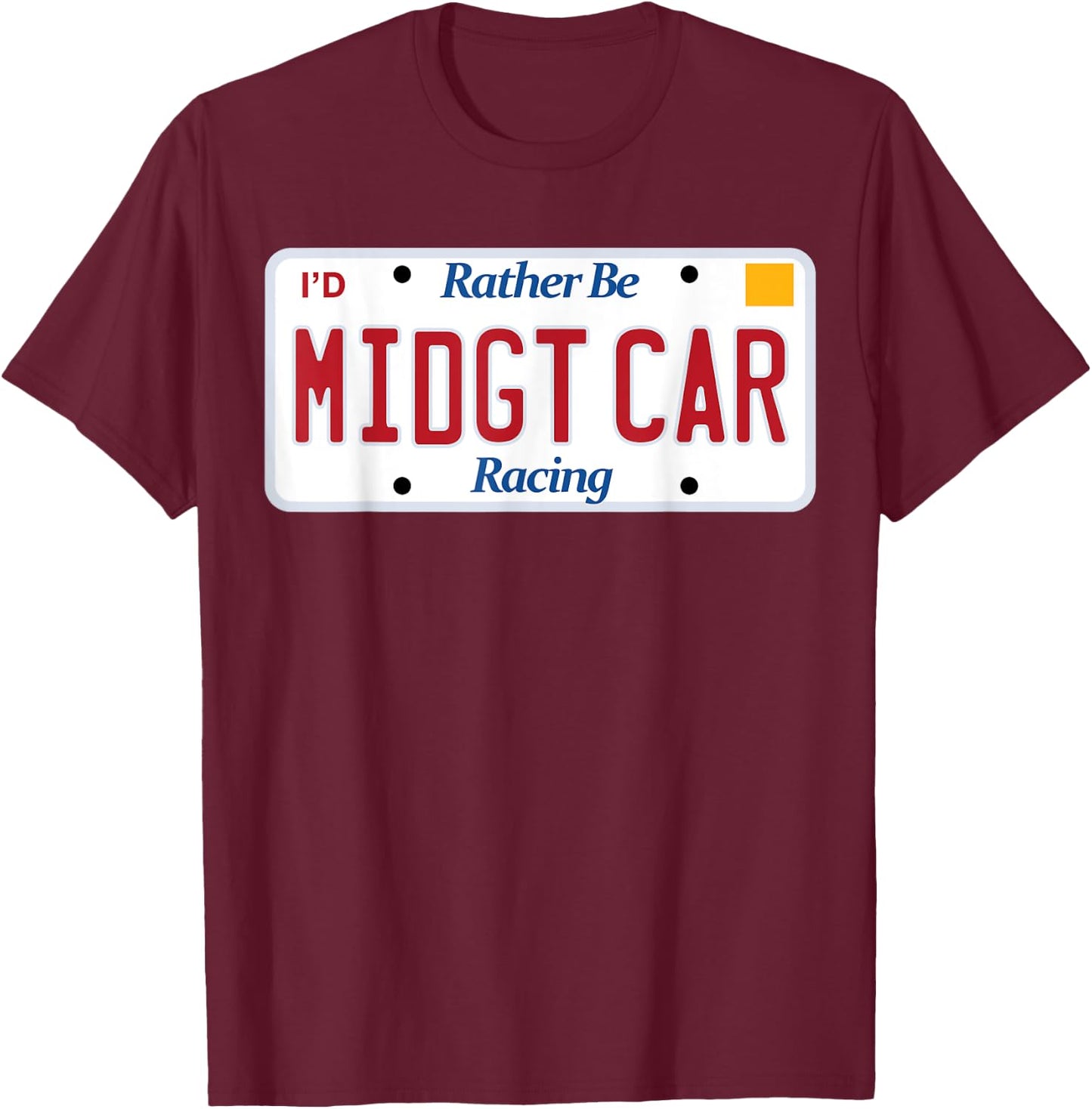 Midget Car Racing ; rather be racing ; race T-Shirt - T-Shirt | Maroon