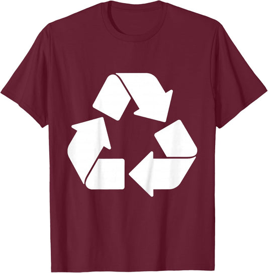 Recycling Logo Earth Day Toddler Boy Recycle Symbol Girls T-Shirt - T-Shirt | Maroon