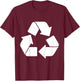 Recycling Logo Earth Day Toddler Boy Recycle Symbol Girls T-Shirt - T-Shirt | Maroon