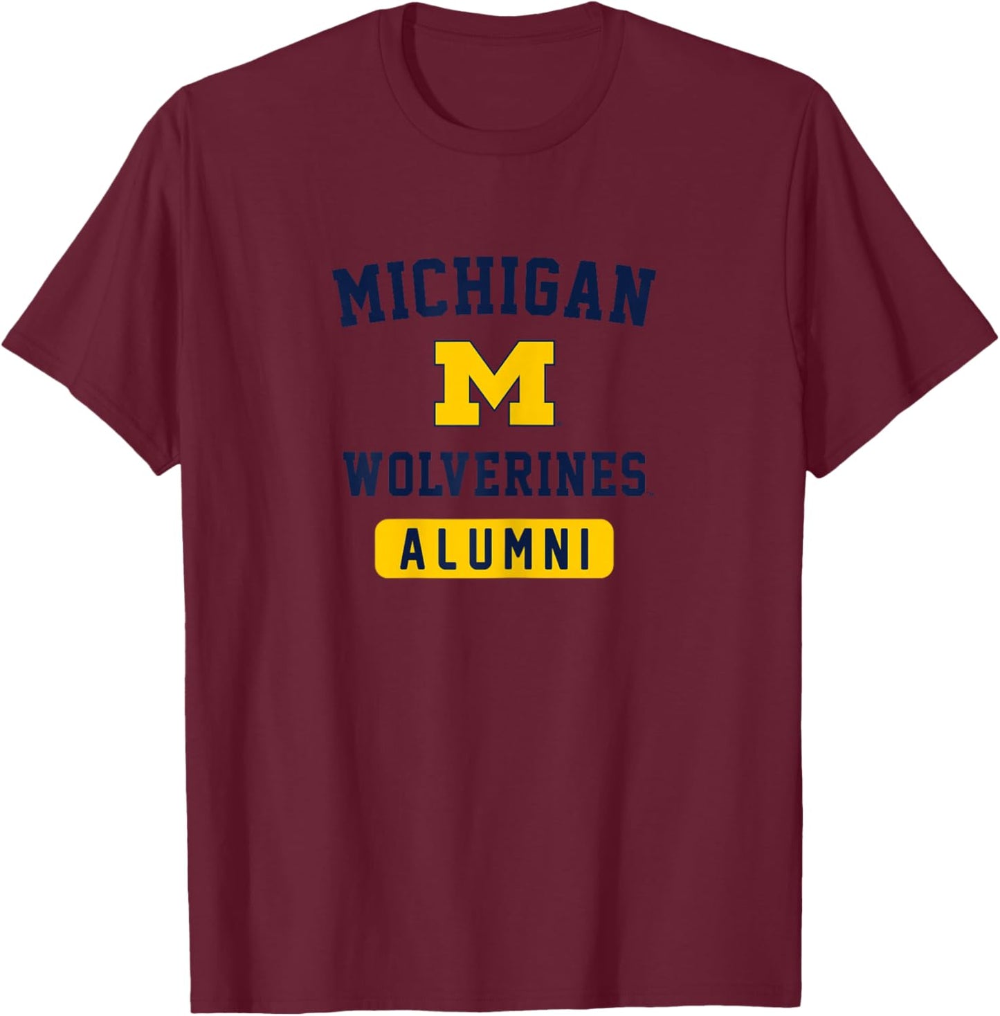 University of Michigan Wolverines U of M Alumni T-Shirt - T-Shirt | Maroon