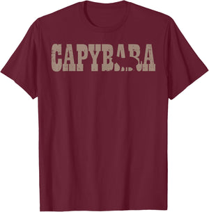 Capybara Capy South American Rodent Men Women Kids Youth T-Shirt - T-Shirt | Maroon