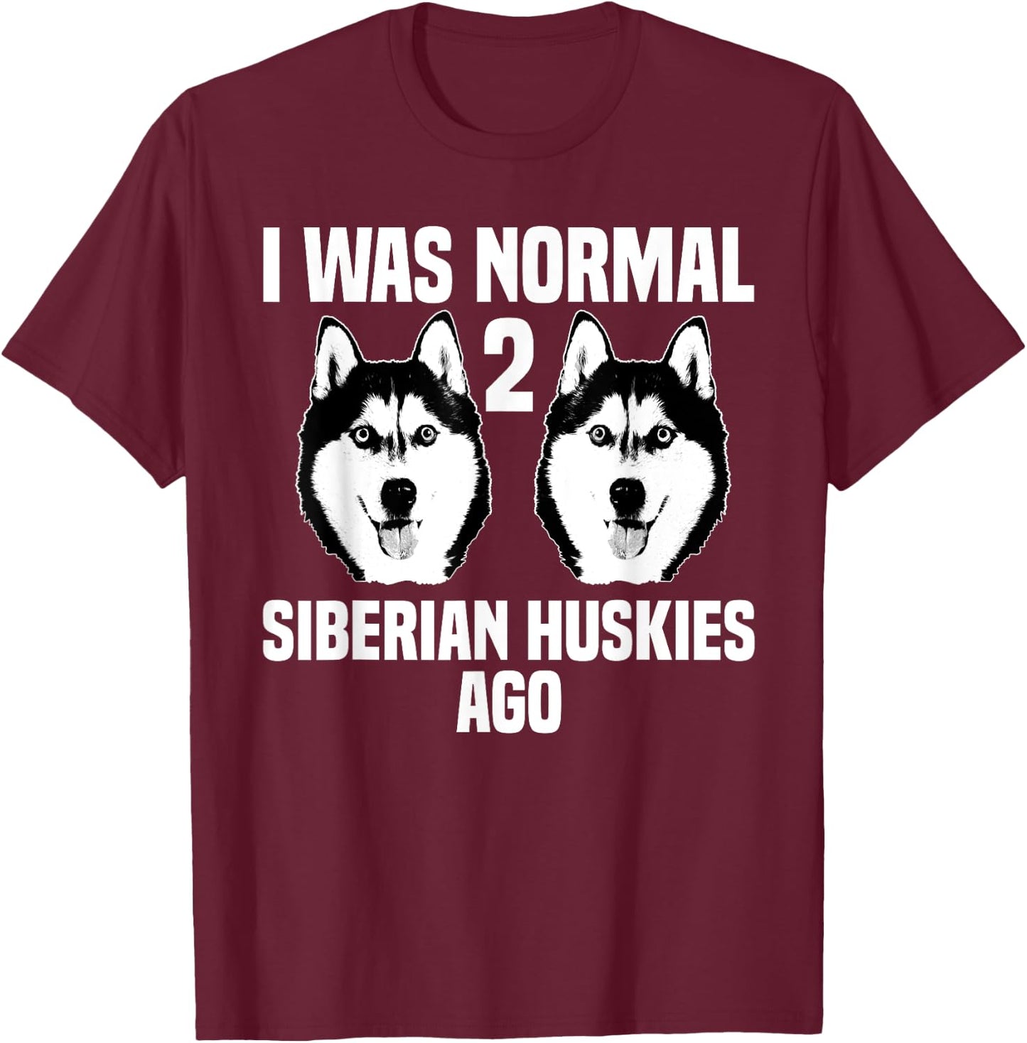 Best Siberian Husky Women Dog Owner Puppy Huskies T-Shirt - T-Shirt | Maroon