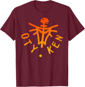 Otyken Logo Ethnic Group Orange Logo Otyken T-Shirt - T-Shirt | Maroon