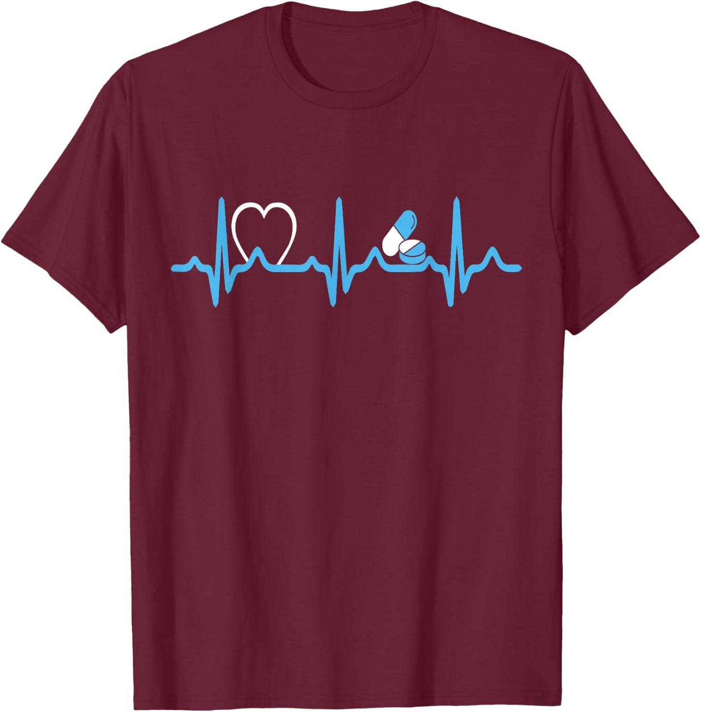 Pharmacy Technician CPHT School Pharmacist Tech Assistant T-Shirt - T-Shirt | Maroon