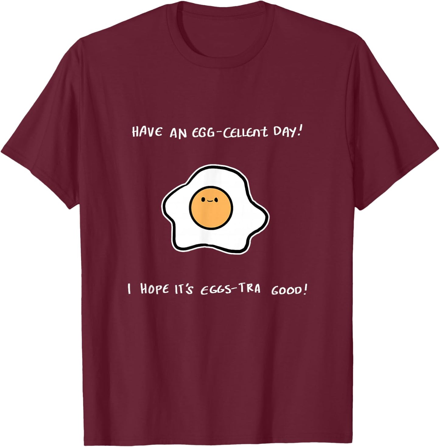 Egg Cell Day Cook or Chef T-Shirt - T-Shirt | Maroon