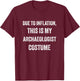 Archaeologist Halloween Costume T-Shirt - T-Shirt | Maroon