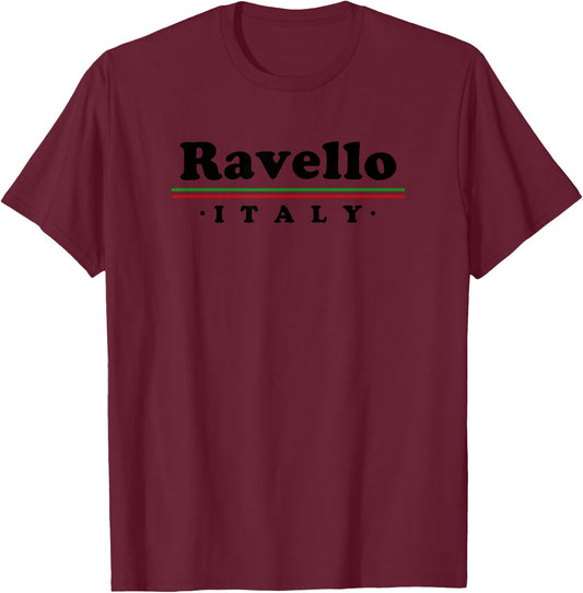 Ravello Italy T-Shirt - T-Shirt | Maroon