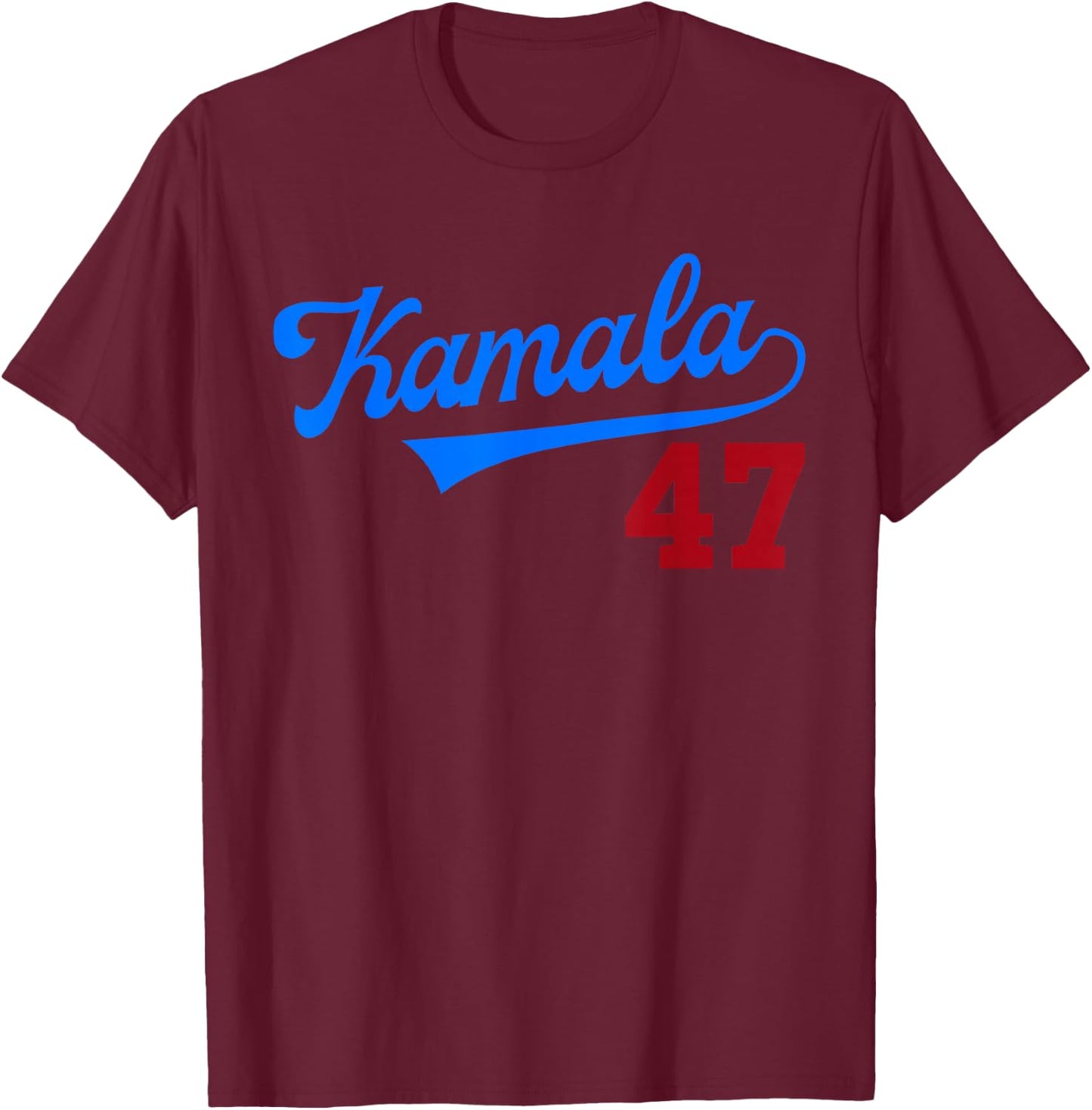 Kamala Harris 47 th President USA America 2024 Election T-Shirt - T-Shirt | Maroon
