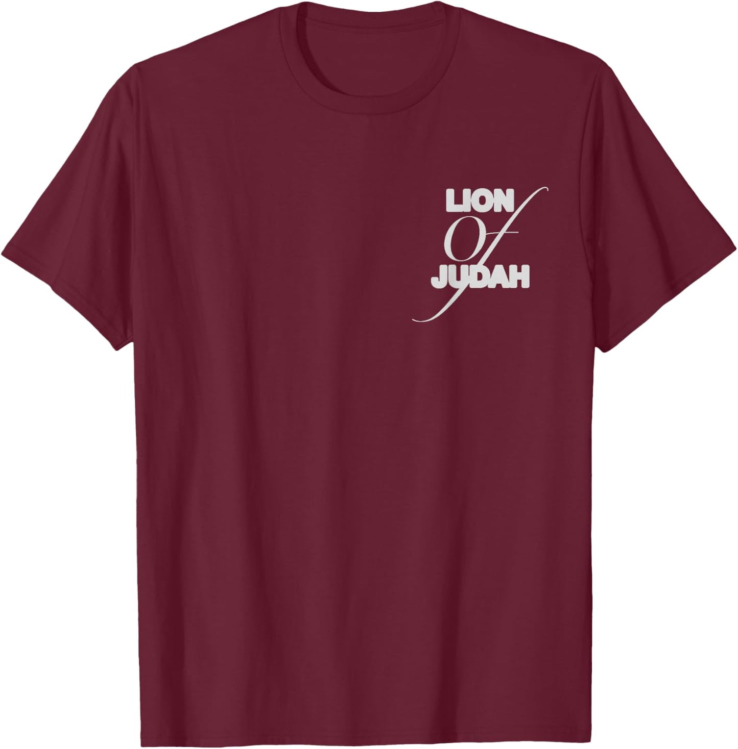 Lion Of Judah T-Shirt - T-Shirt | Maroon