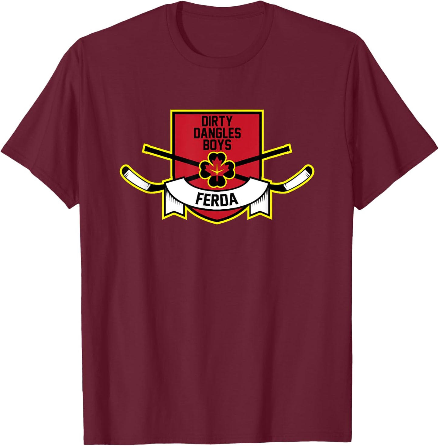 Letter Funny Kenny Boys Dangle , Black, Small T-Shirt - T-Shirt | Maroon