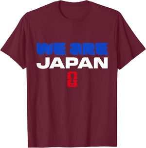 Kids FIFA WORLD CUP26 Qualifier We Are Japan T-Shirt - T-Shirt | Maroon