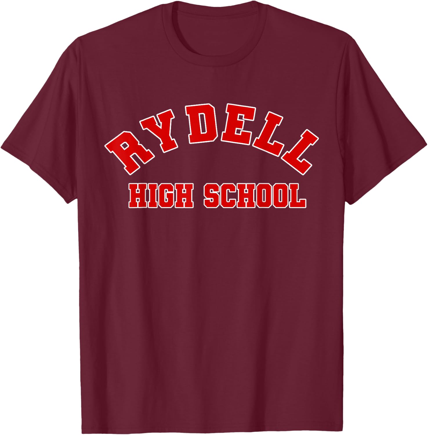 Rydell Vintage Art High School Pet Lovers Funny Apparel T-Shirt - T-Shirt | Maroon