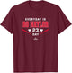 Everyday Is Bo Naylor Cleveland Baseball MLBPA T-Shirt - T-Shirt | Maroon