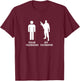 Your Husband vs My Husband Army Wife T-Shirt - T-Shirt | Maroon