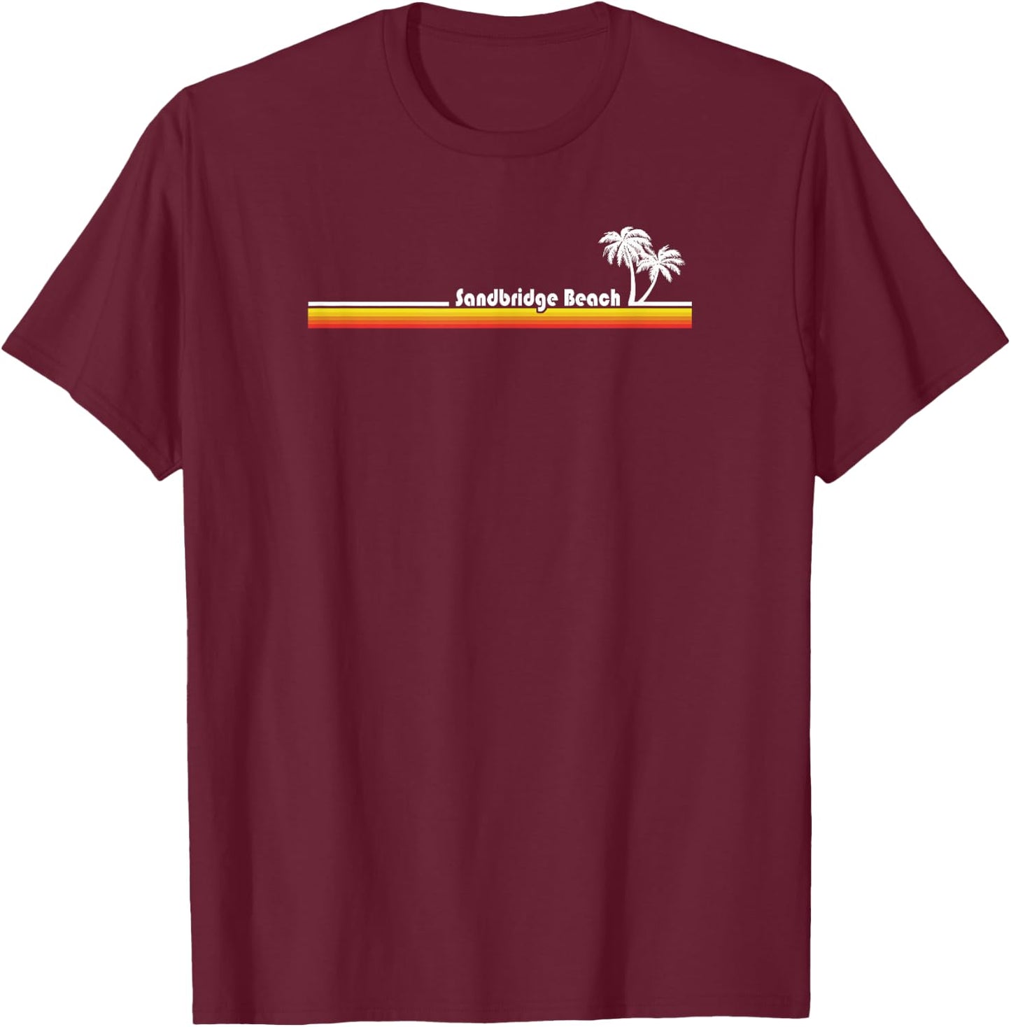 Sandbridge Beach Virginia T-Shirt - T-Shirt | Maroon