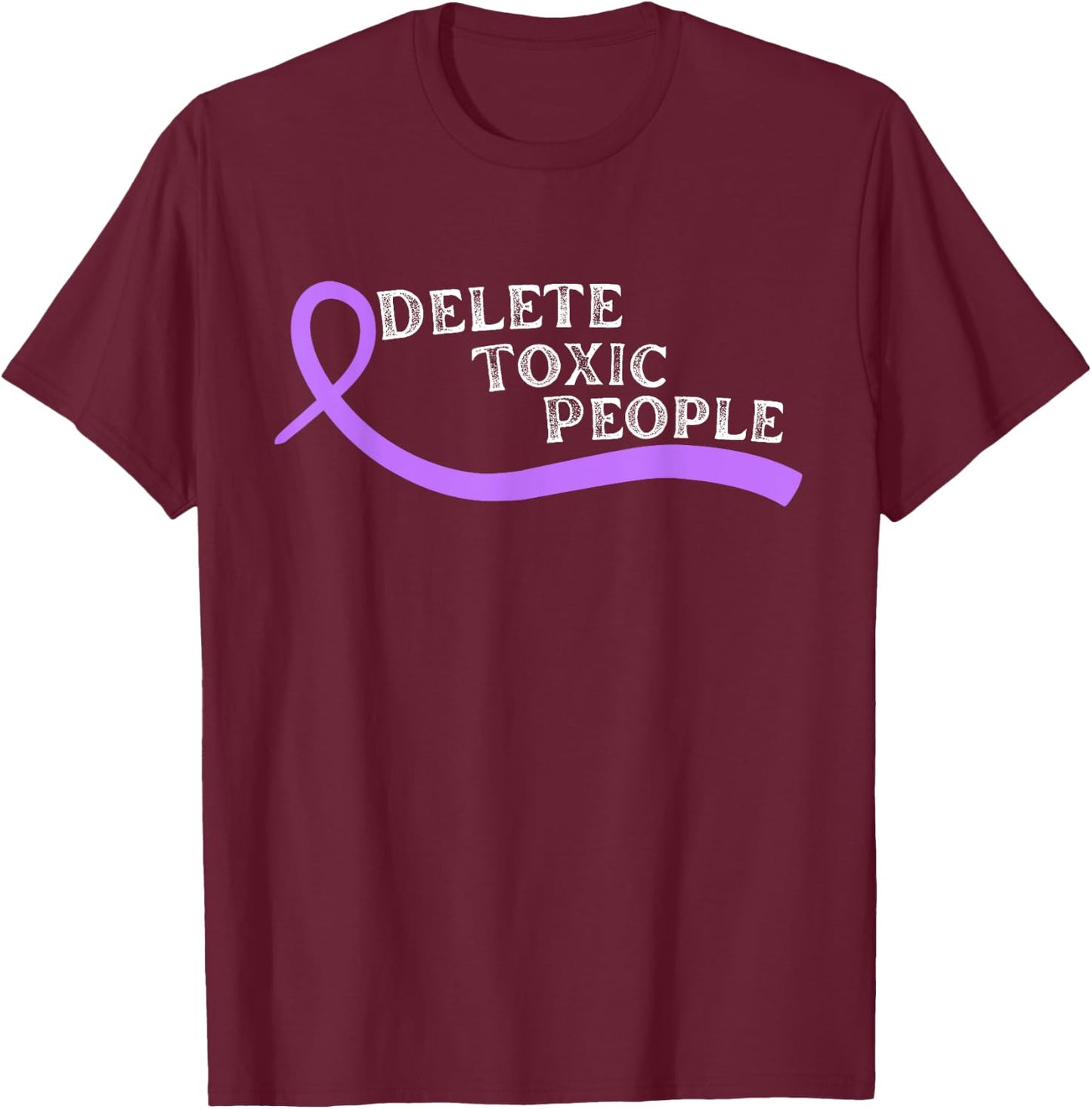 Narcissistic Toxic Abuse Awareness Narcissist Survivor T-Shirt - T-Shirt | Maroon
