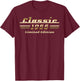 Classic 1955 Limited Edition Classic Car 70th Birthday T-Shirt - T-Shirt | Maroon