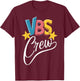 VBS Crew Faith-Based Gathering Sunday School Teacher Men Women Kids T-Shirt - T-Shirt | Maroon