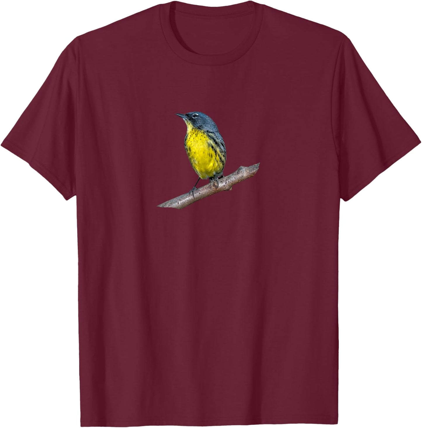 Kirtland's Warbler Jack Pine Warbler Finch Sparrow T-Shirt - T-Shirt | Maroon