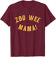 Zoo Wee Mama T-Shirt - T-Shirt | Maroon