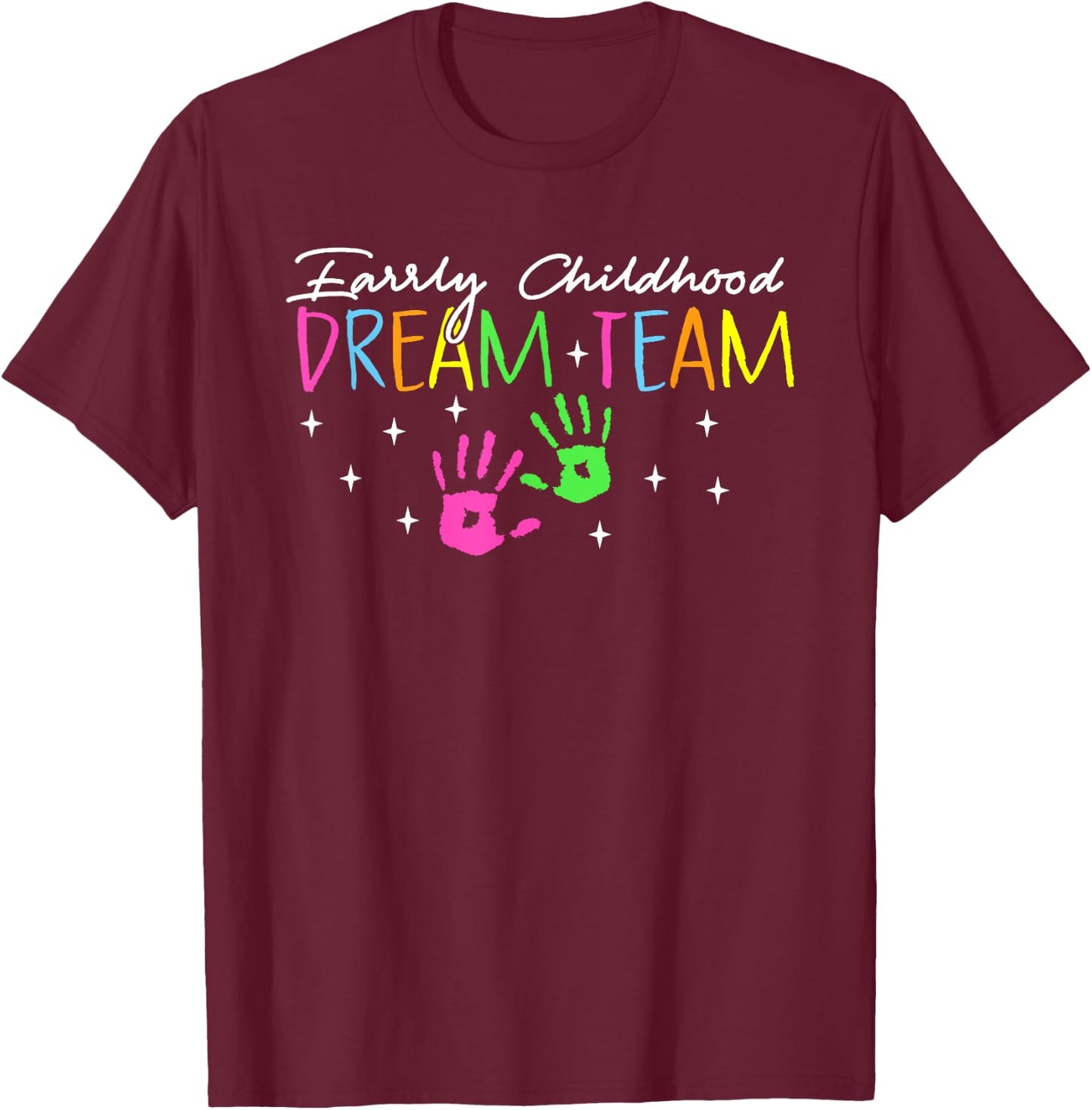 Retro Early Childhood Education Teacher Professor Women T-Shirt - T-Shirt | Maroon