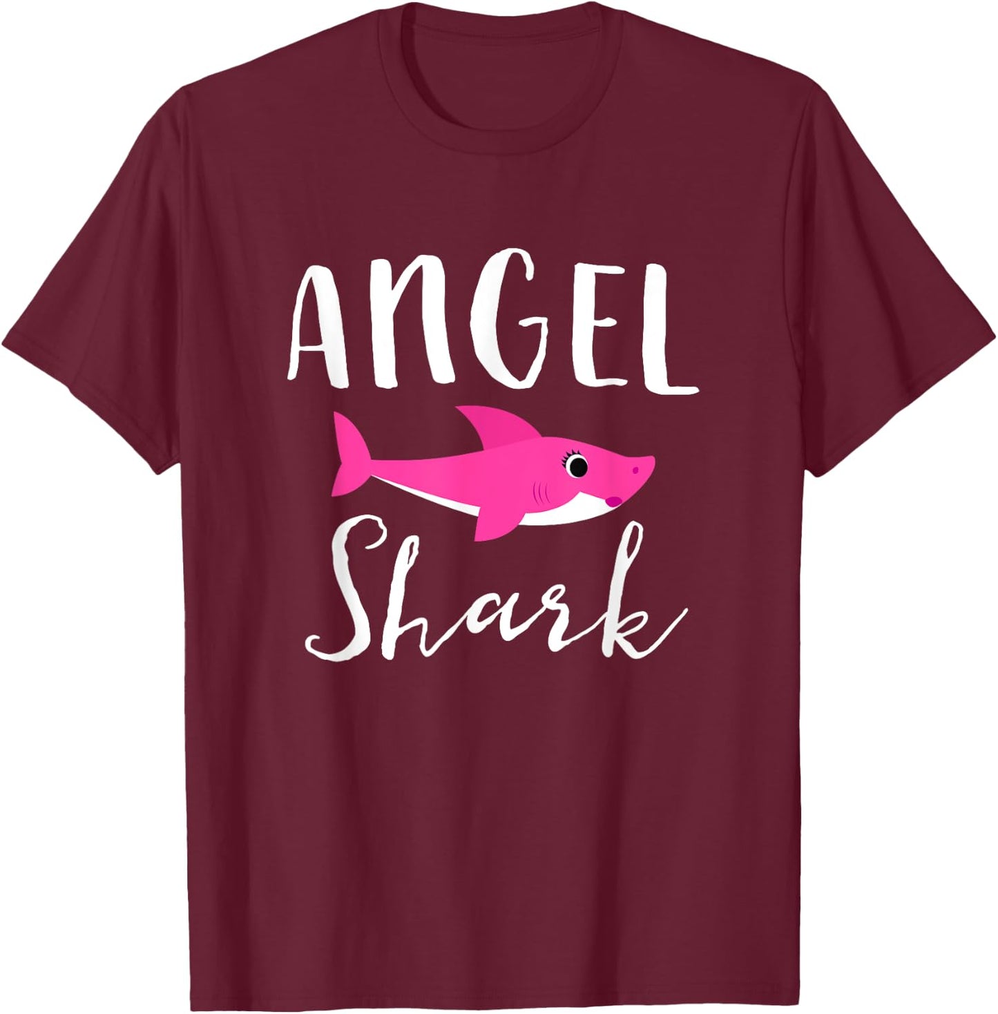 Angel Shark T-Shirt - T-Shirt | Maroon