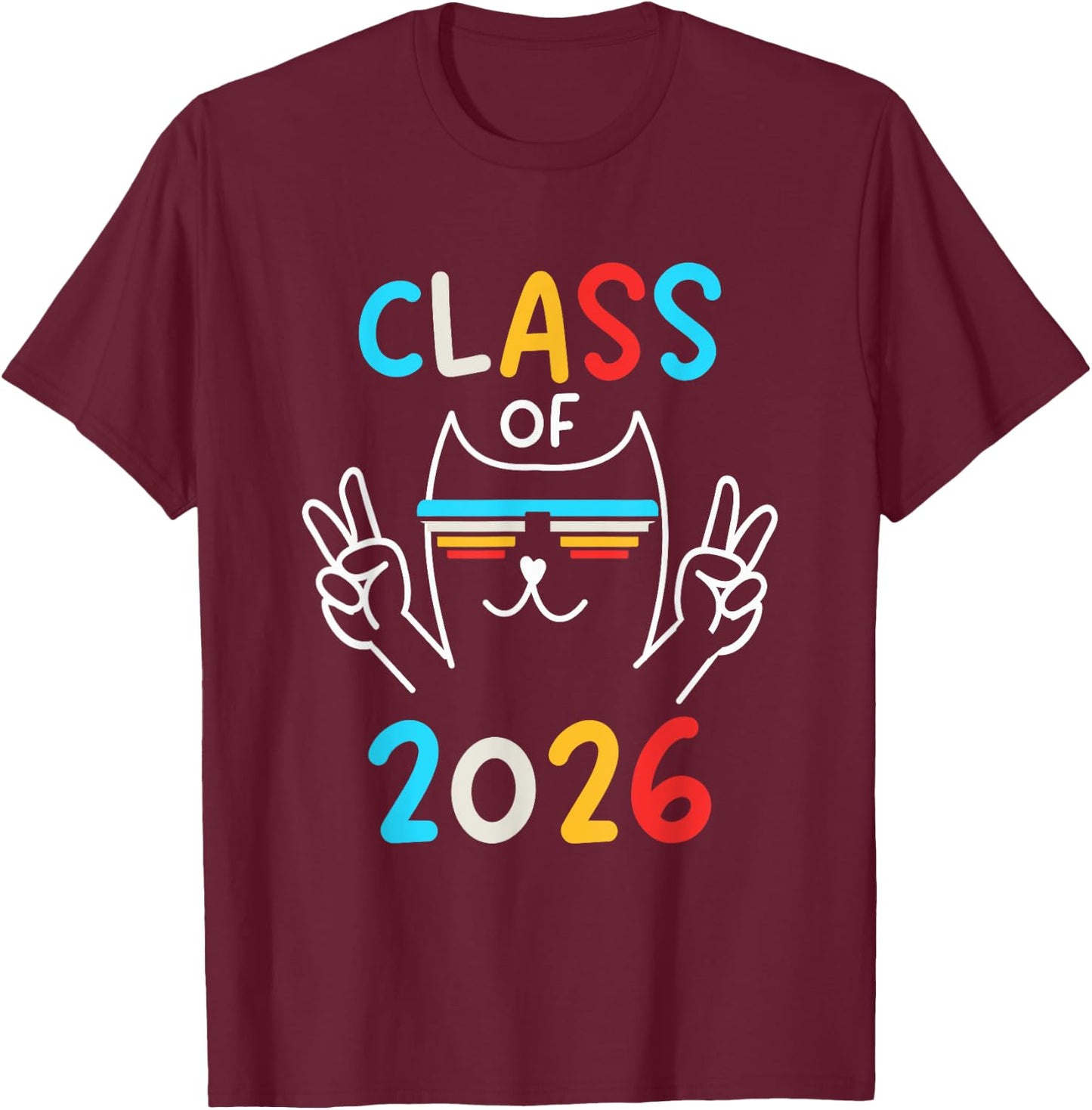 Class Of 2026 T-Shirt - T-Shirt | Maroon