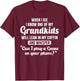 When I Die My Grandkids Can I Play a Game on Your Phone Fun T-Shirt - T-Shirt | Maroon