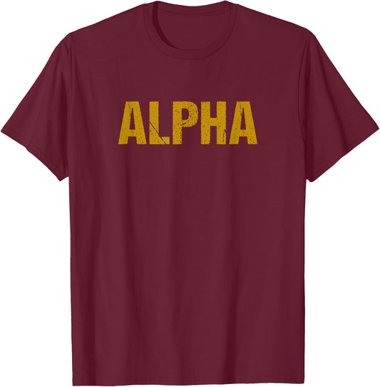 Alpha T-Shirt - T-Shirt | Maroon