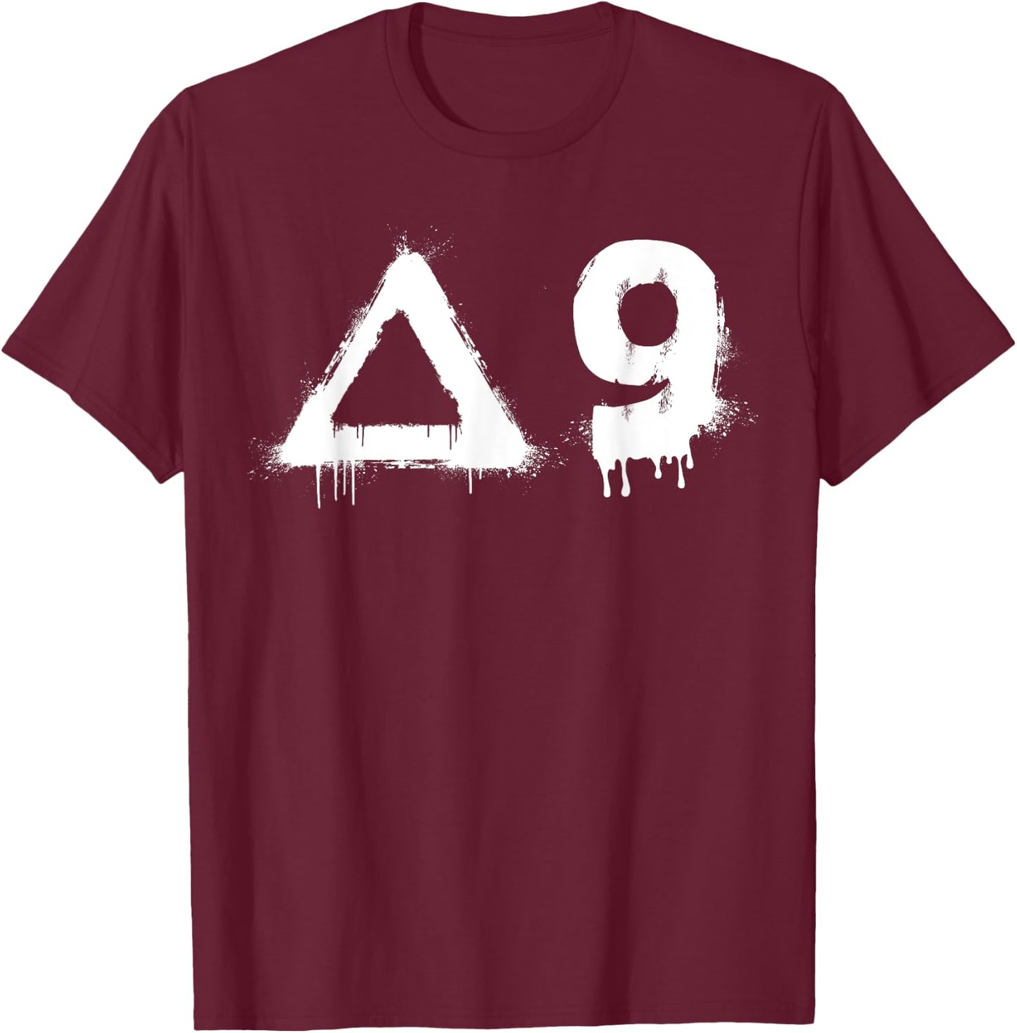 Delta Nine - 9 T-Shirt - T-Shirt | Maroon