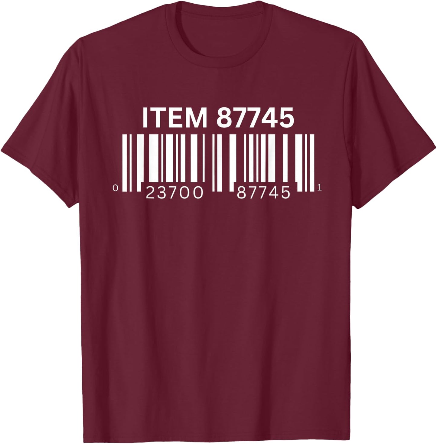 Rotisserie Chicken Barcode Scan, Funny Video T-Shirt - T-Shirt | Maroon