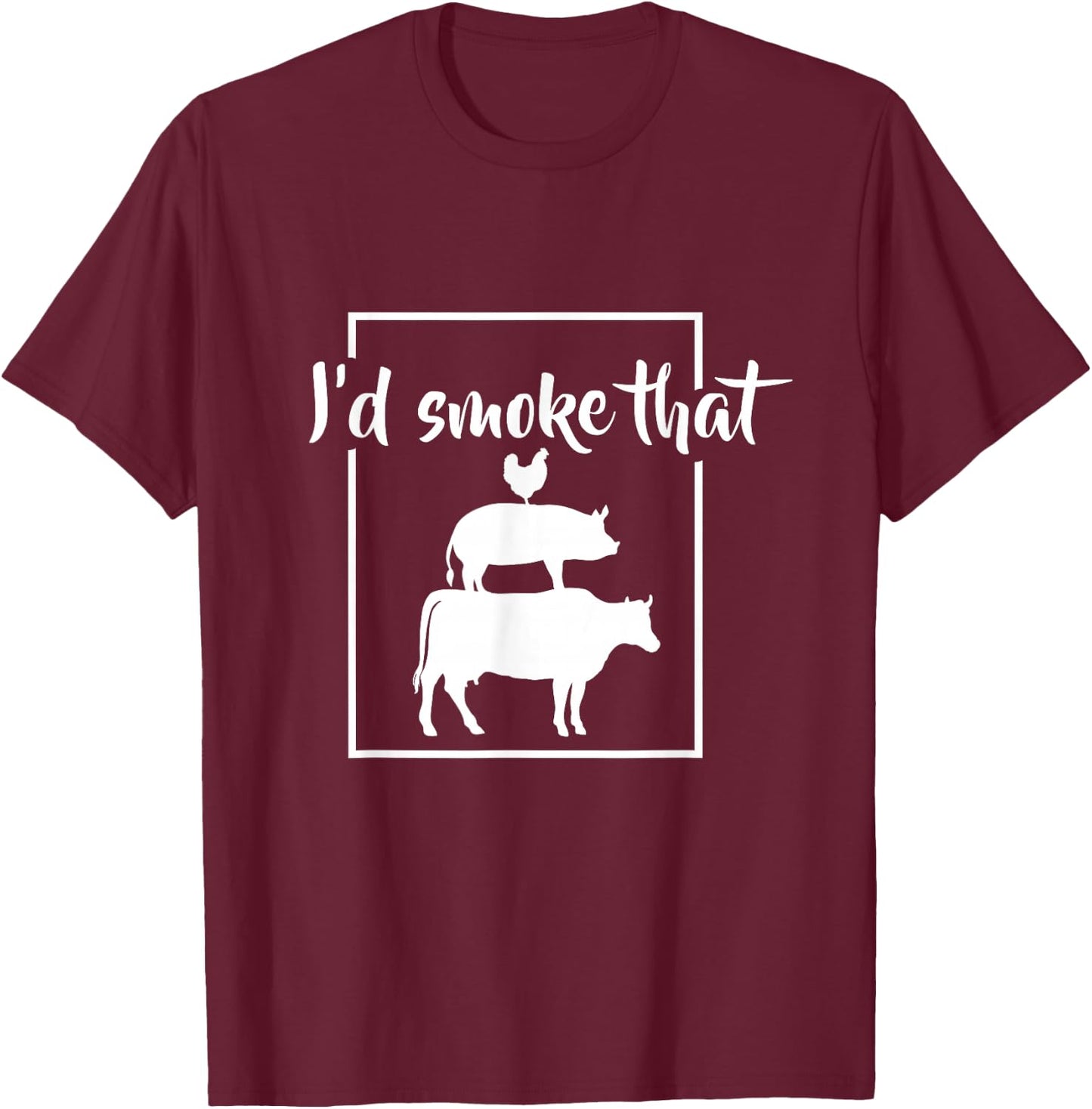Grillmeister BBQ Grill T-Shirt - T-Shirt | Maroon