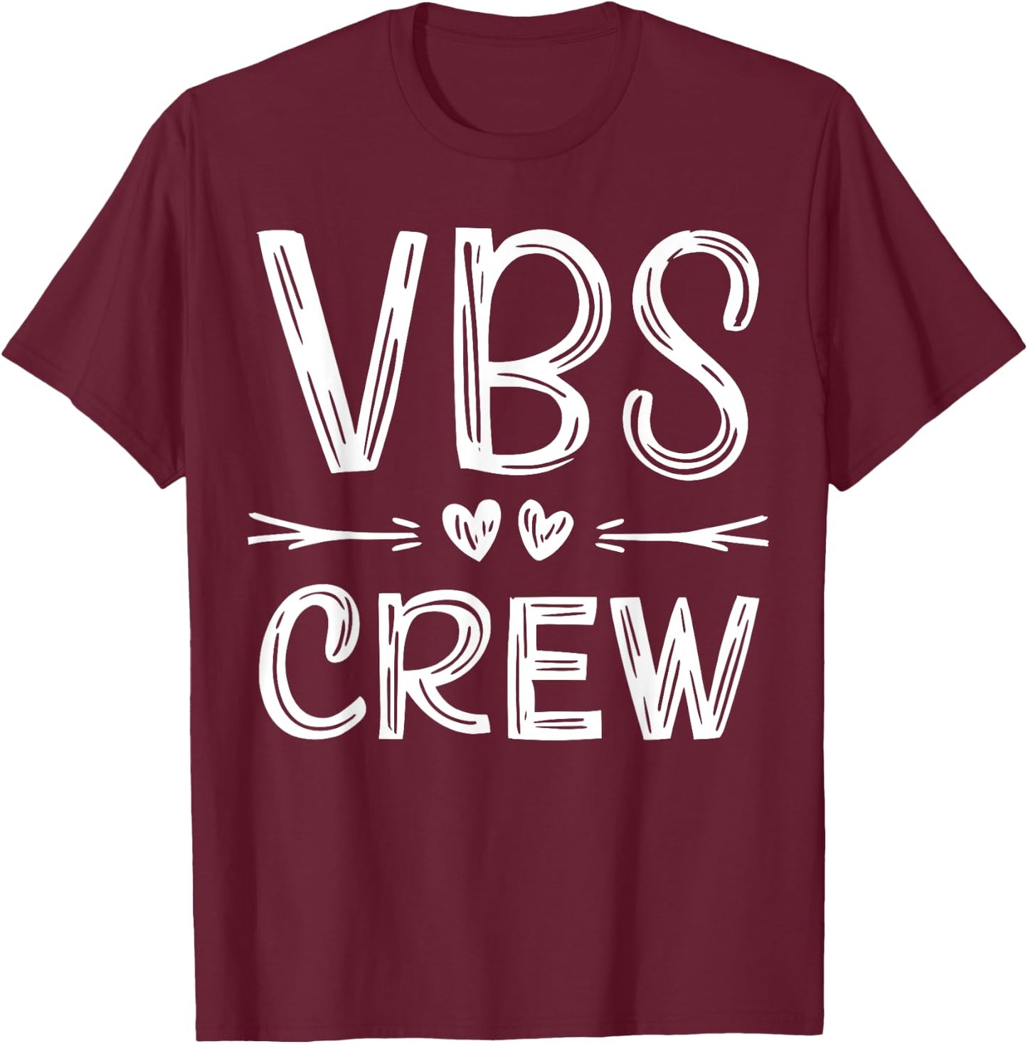 VBS Crew Faith-Based Gathering Sunday School Teacher Women Kids T-Shirt - T-Shirt | Maroon