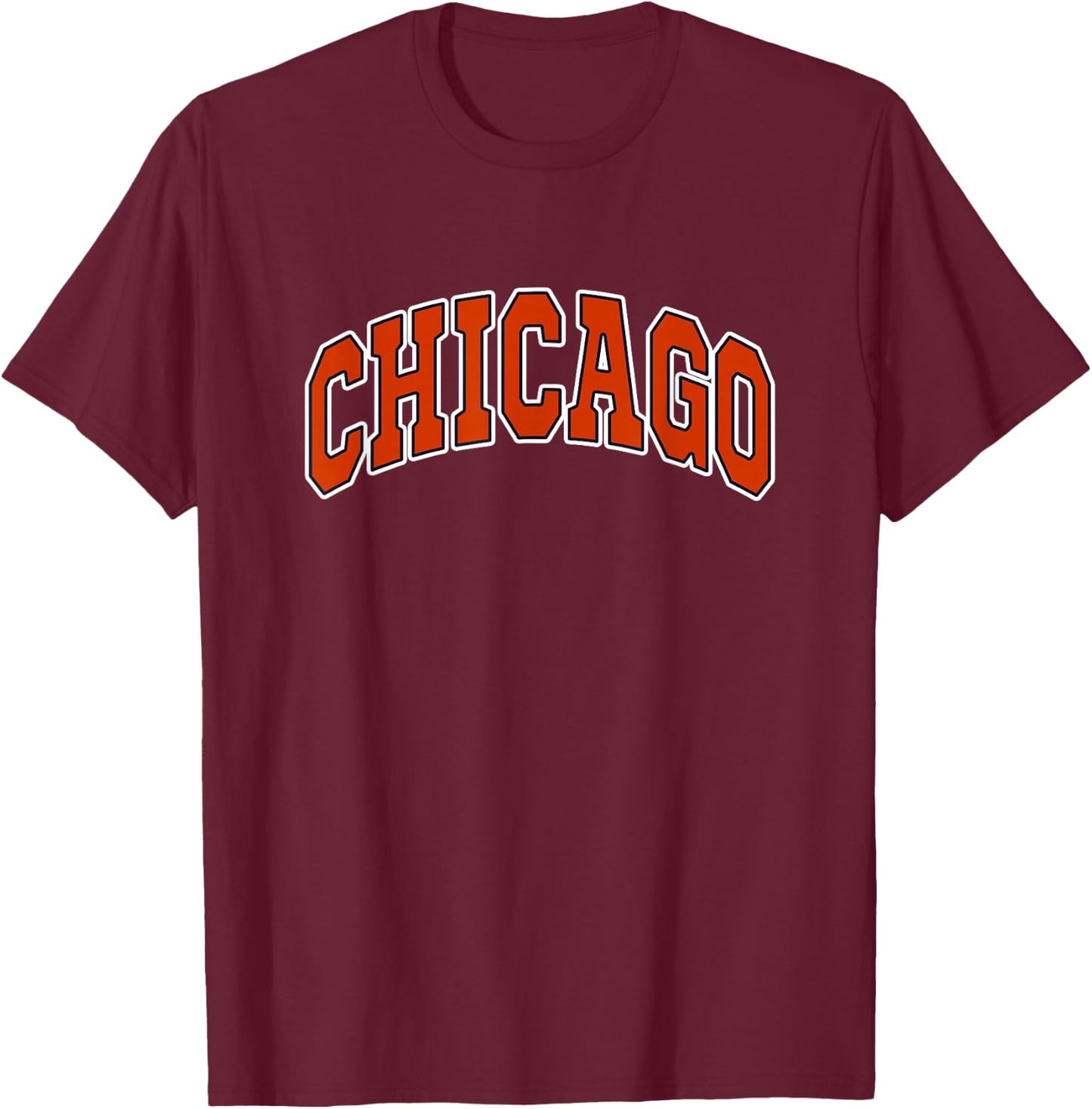 CHICAGO - Throwback Design - Classic T-Shirt - T-Shirt | Maroon
