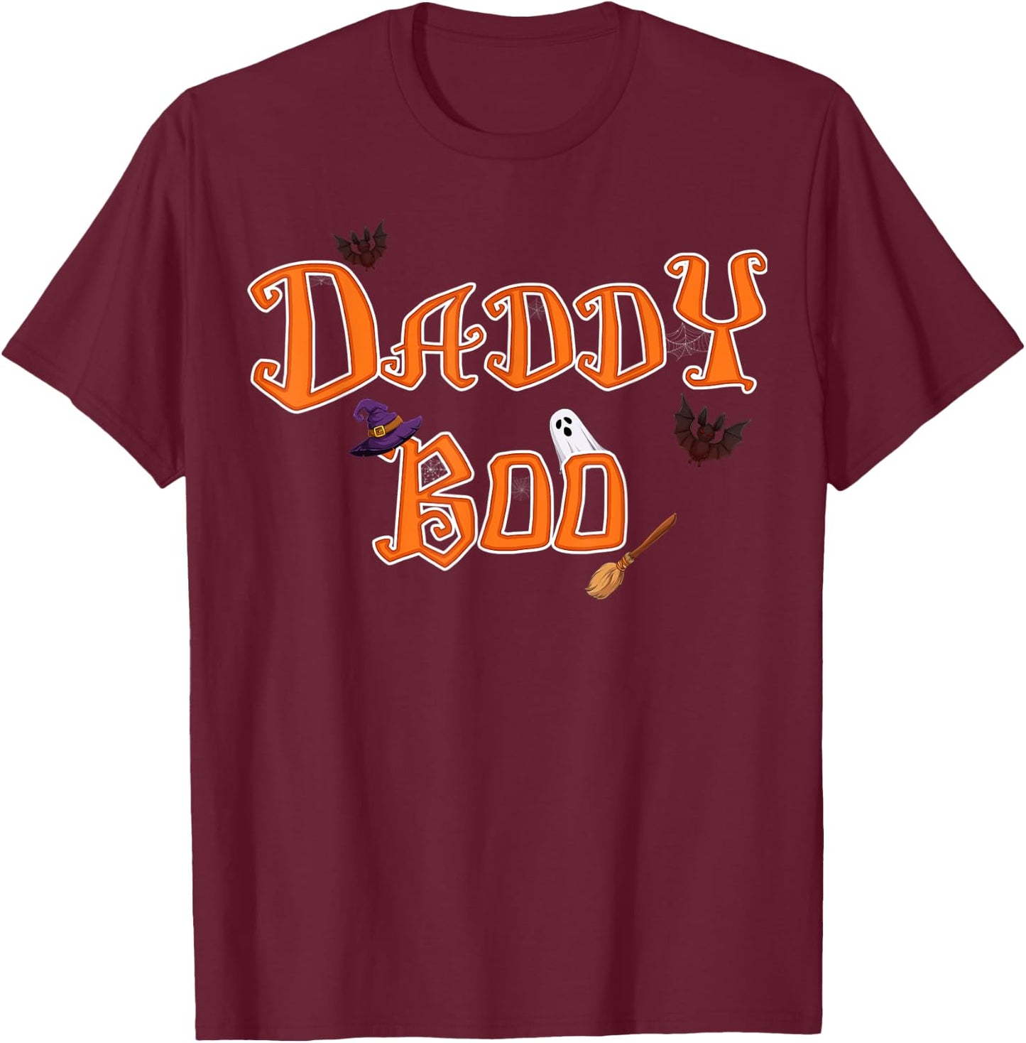 Halloween - Daddy Boo T-Shirt - T-Shirt | Maroon