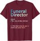 Cool Funeral Director Art Women Mortuary Mortician T-Shirt - T-Shirt | Maroon
