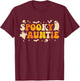 My Spooky Auntie Funny Aunt Halloween Costume Outfit Women T-Shirt - T-Shirt | Maroon