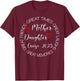 Mother Daughter Trip 2025 Cruise Vacation Mom Matching Women T-Shirt - T-Shirt | Maroon
