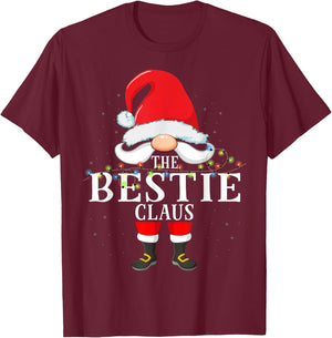 99 Gifts Santa Claus Matching Family Pajama Adult Christmas Novelty Black Small T-Shirt - T-Shirt | Maroon
