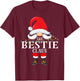 99 Gifts Santa Claus Matching Family Pajama Adult Christmas Novelty Black Small T-Shirt - T-Shirt | Maroon