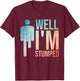 Funny Amputee Design Women Prosthetic Leg Amputation T-Shirt - T-Shirt | Maroon
