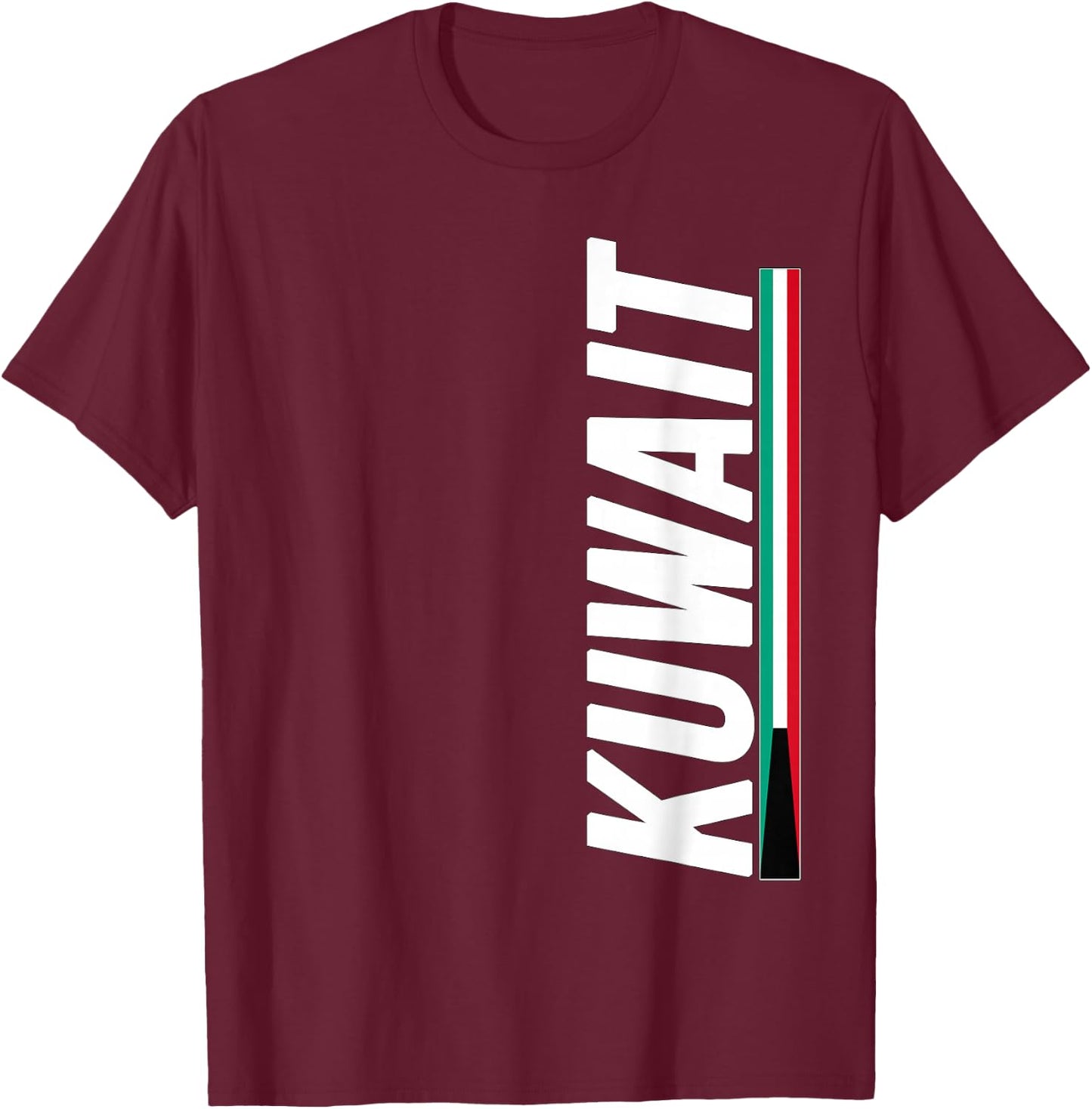 Kuwait Kuwaiti Flag Souvenir Love Home Gift T-Shirt - T-Shirt | Maroon