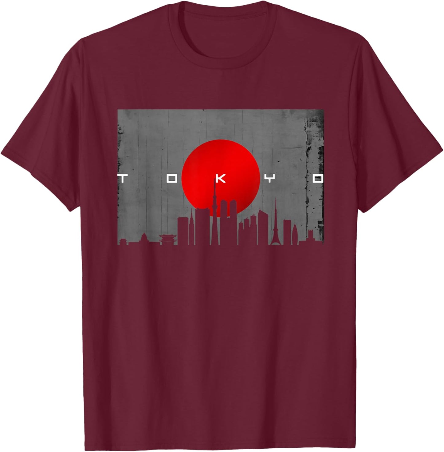 Tokyo Japan T-Shirt - T-Shirt | Maroon