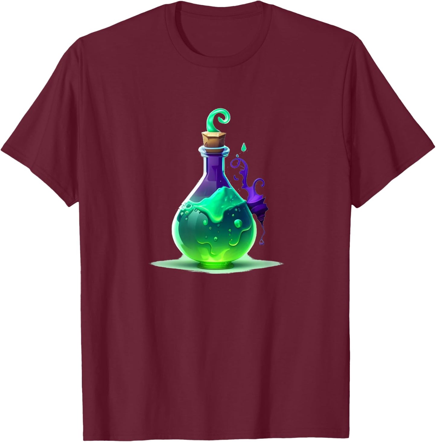 Magic fairy tale Potion Bottle T-Shirt - T-Shirt | Maroon