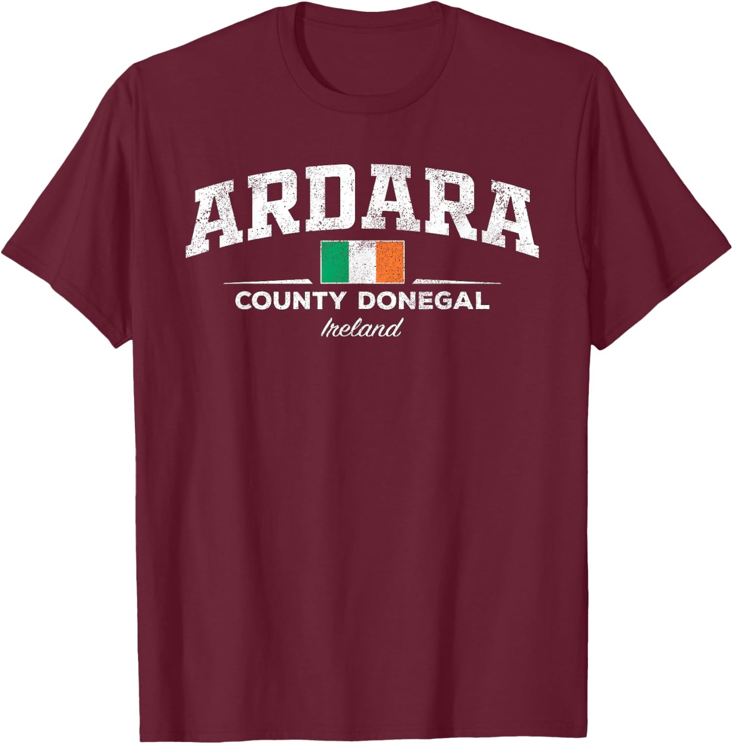 Ardara Ireland T-Shirt - T-Shirt | Maroon