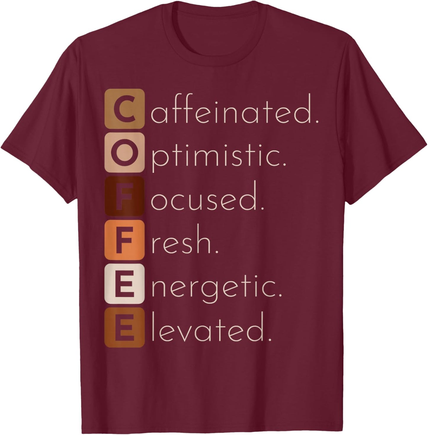 Funny Coffee Lover T-Shirt - T-Shirt | Maroon