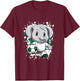 Elephant Playing Soccer | Comic Soccer Team T-Shirt - T-Shirt | Maroon